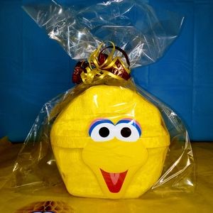 Sesame Street Big Bird diaper cake